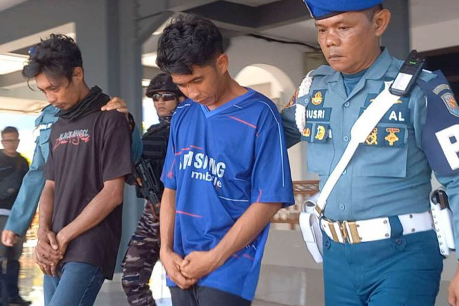 Lanal Karimun Sergap Boat Pancung Pembawa Belasan PMI Non Prosedural dari Malaysia