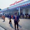 Akhmad Rosano Hadiri Upacara Penurunan Bendera