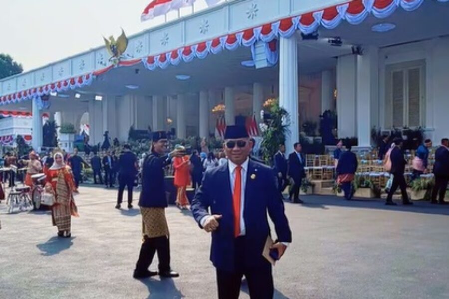 Akhmad Rosano Hadiri Upacara Penurunan Bendera